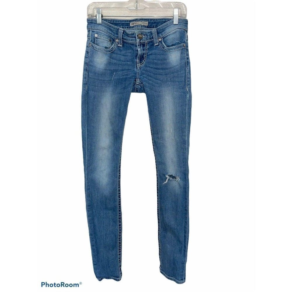 BKE denim stella denim 26 long jeans women’s - Picture 2 of 5